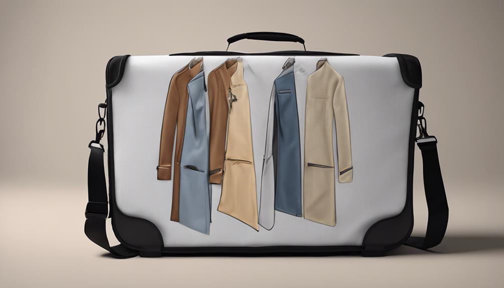 stylish and practical garment bags