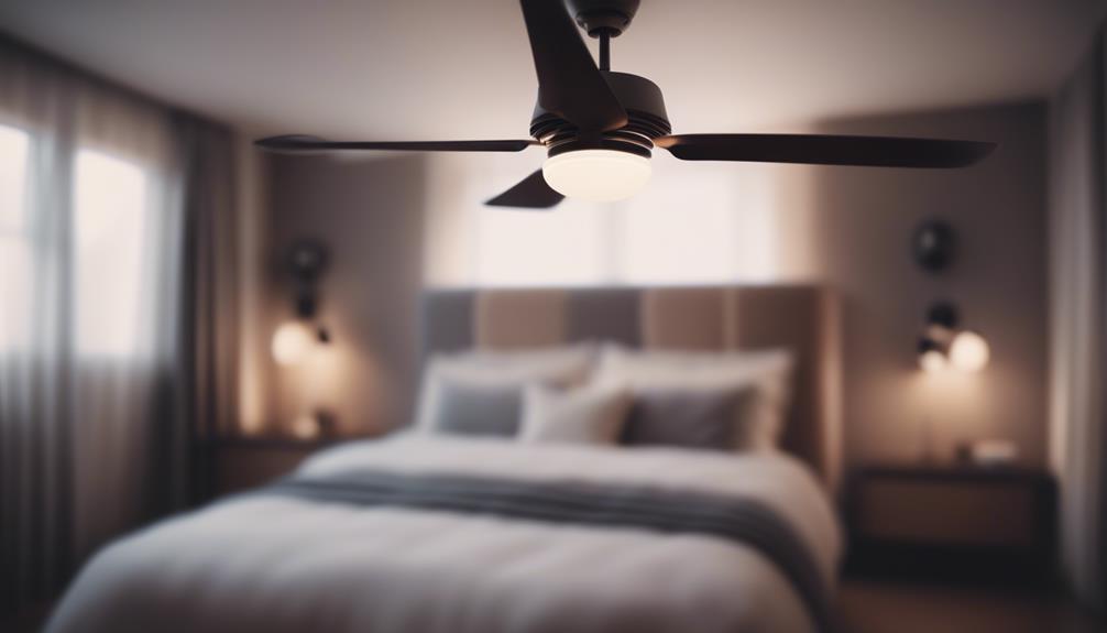 stylish bedroom ceiling fans