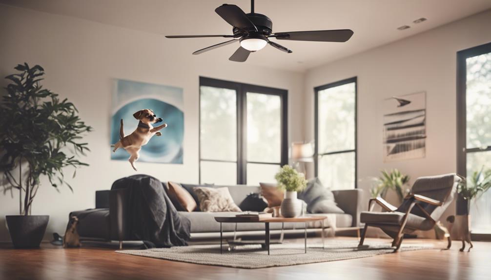 stylish ceiling fans for dogs