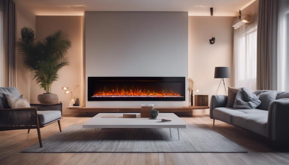 stylish electric fireplaces list