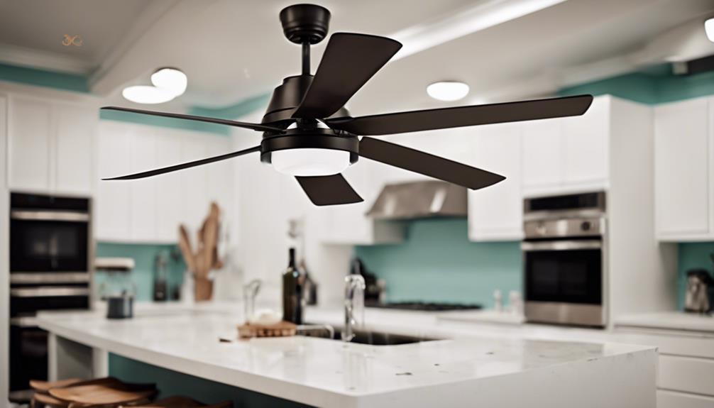 stylish kitchen ceiling fans