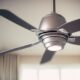 stylish silver ceiling fans