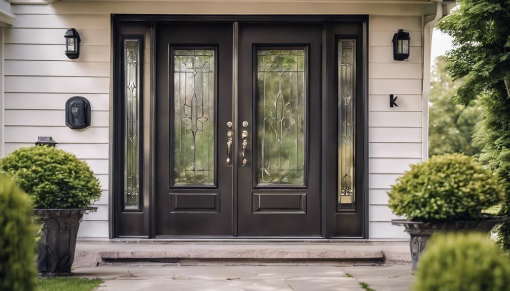 stylish storm doors for security