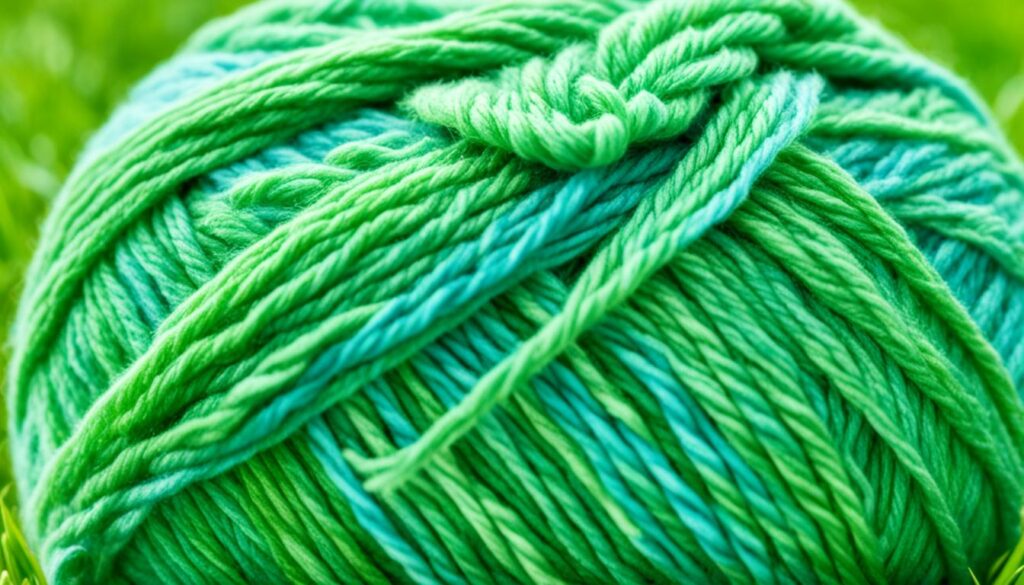 sustainable crochet yarn