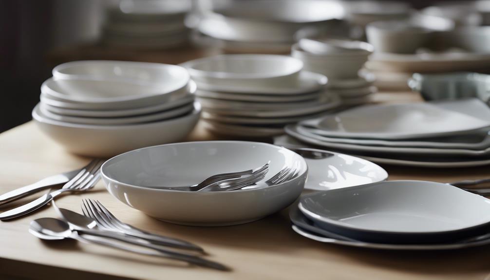 tableware and dinnerware materials