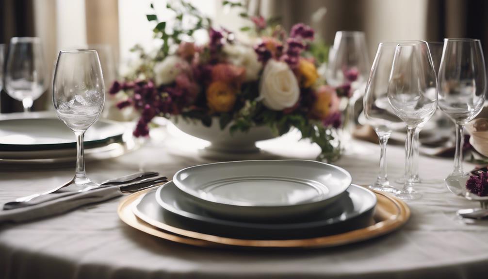 tableware and dinnerware styling