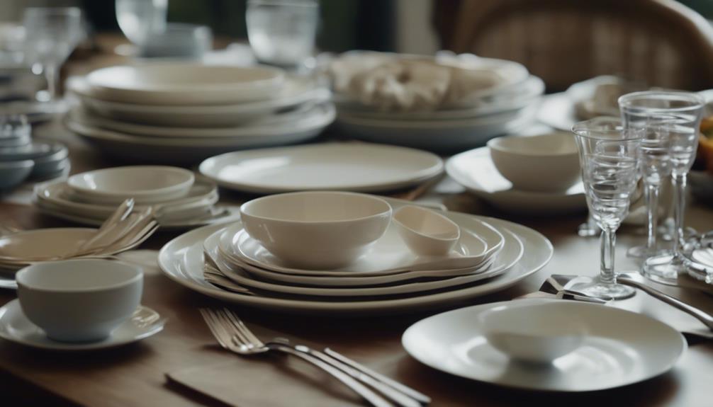 tableware essentials and options