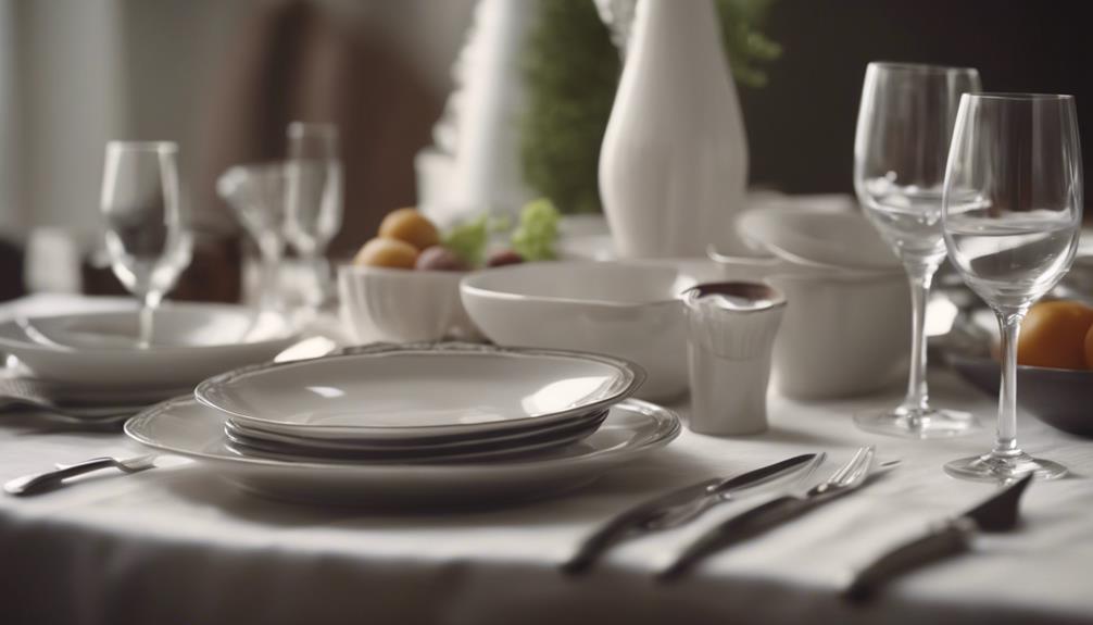 tableware essentials for dining
