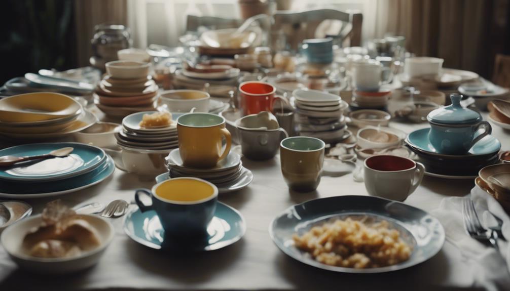 tableware in constant rotation