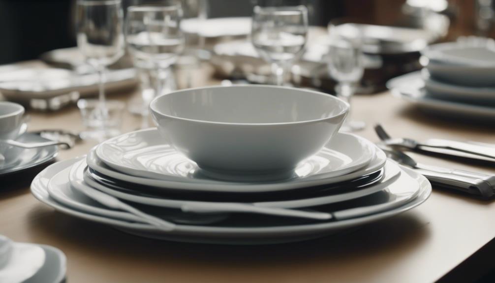 tableware maintenance and care