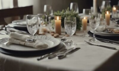 tableware organization in dining