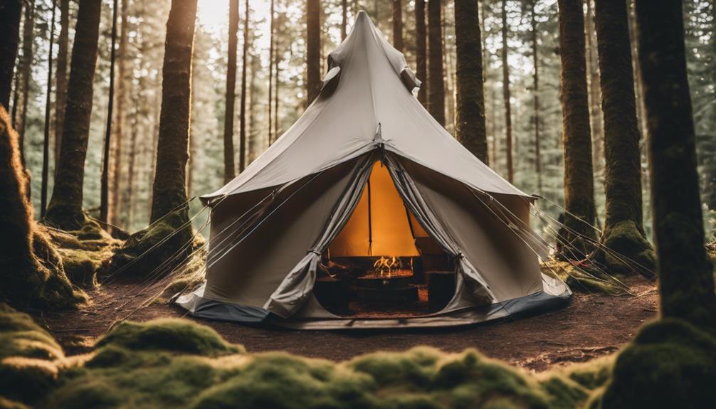 tent with stove jack