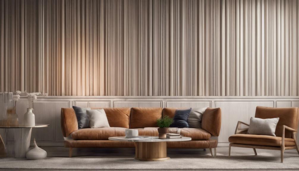 textured wall paneling design