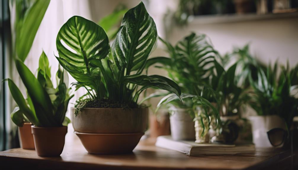 thriving houseplants for low light