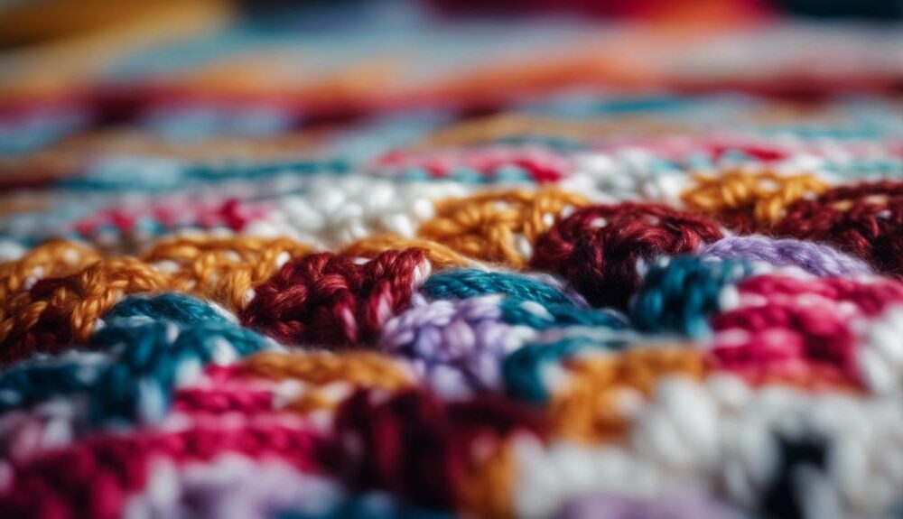 throw blanket stitch count