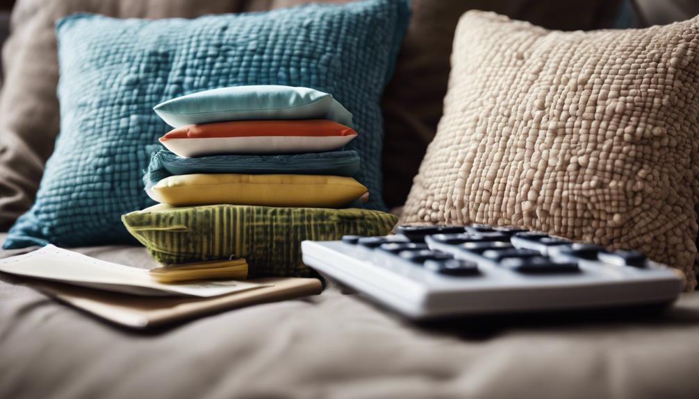throw pillow budgeting tips