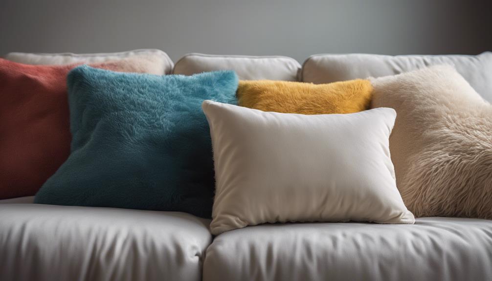 throw pillow cleaning tips