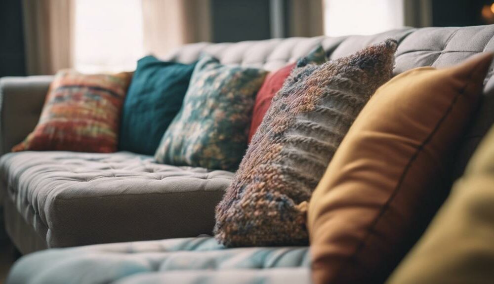 throw pillows wear over time