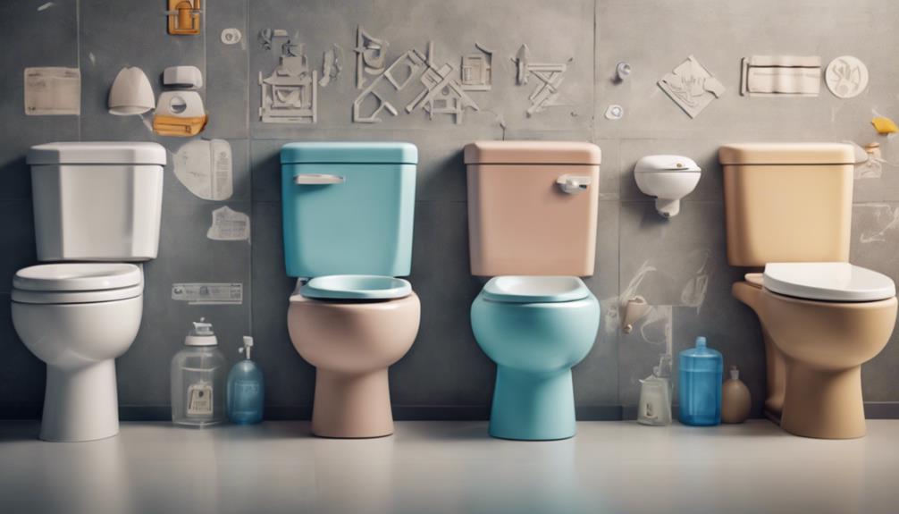 toilet selection considerations list