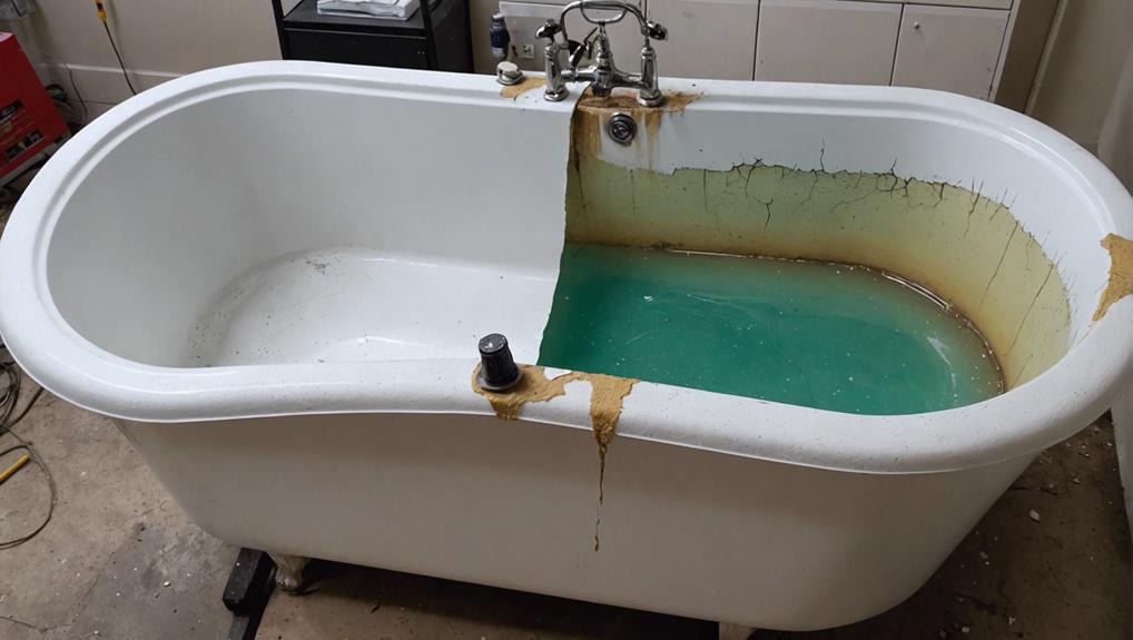 top fiberglass tub repair