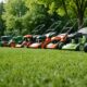 top push lawn mowers