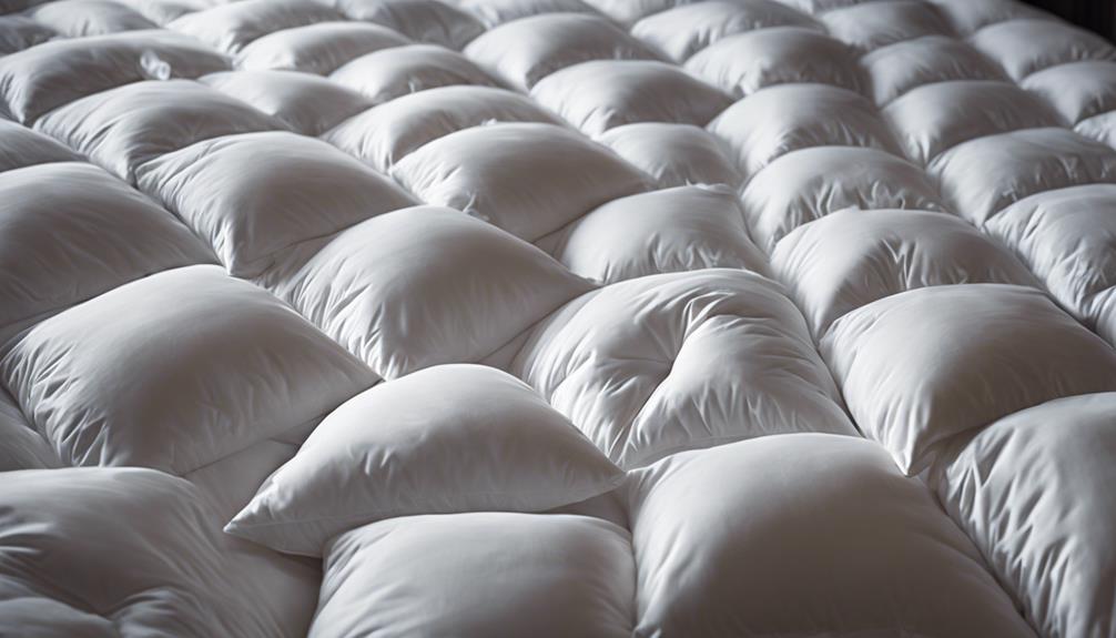 top rated down comforter fill