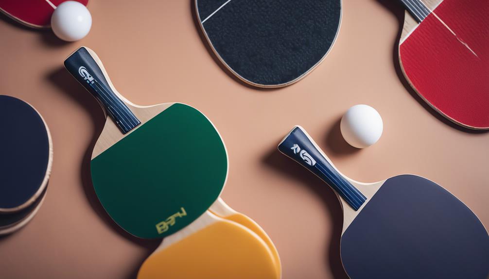 top rated ping pong paddles