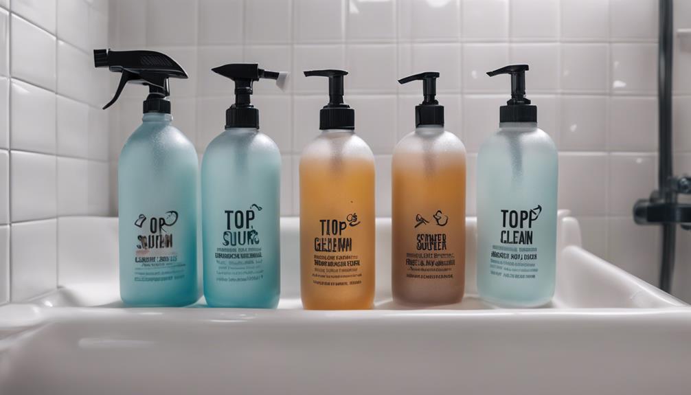 top shower cleaners recommended