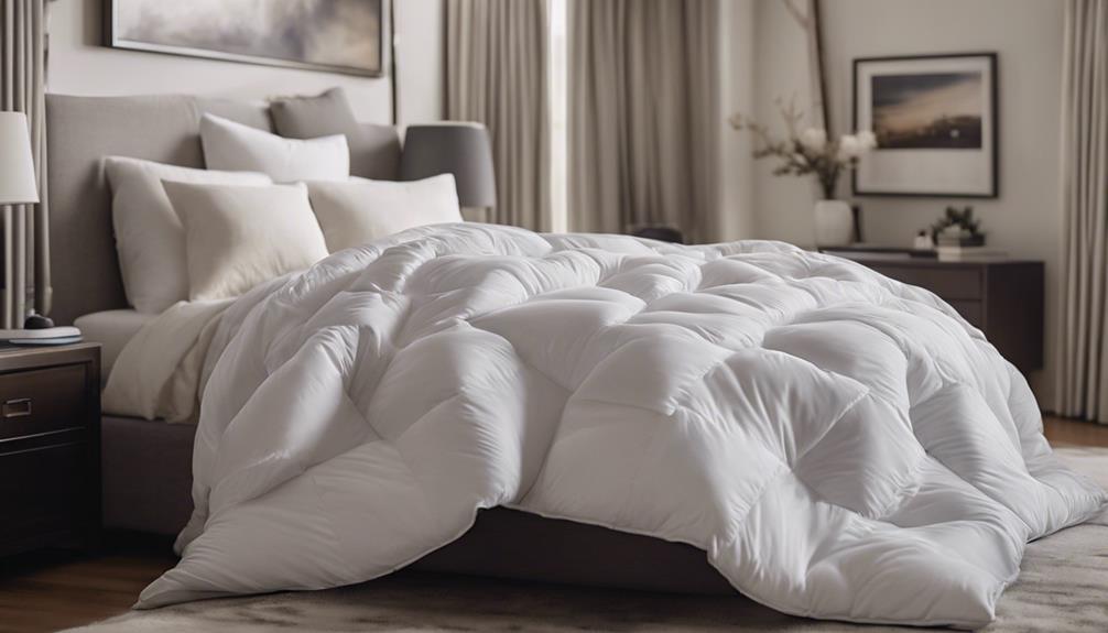 twin comforter on full