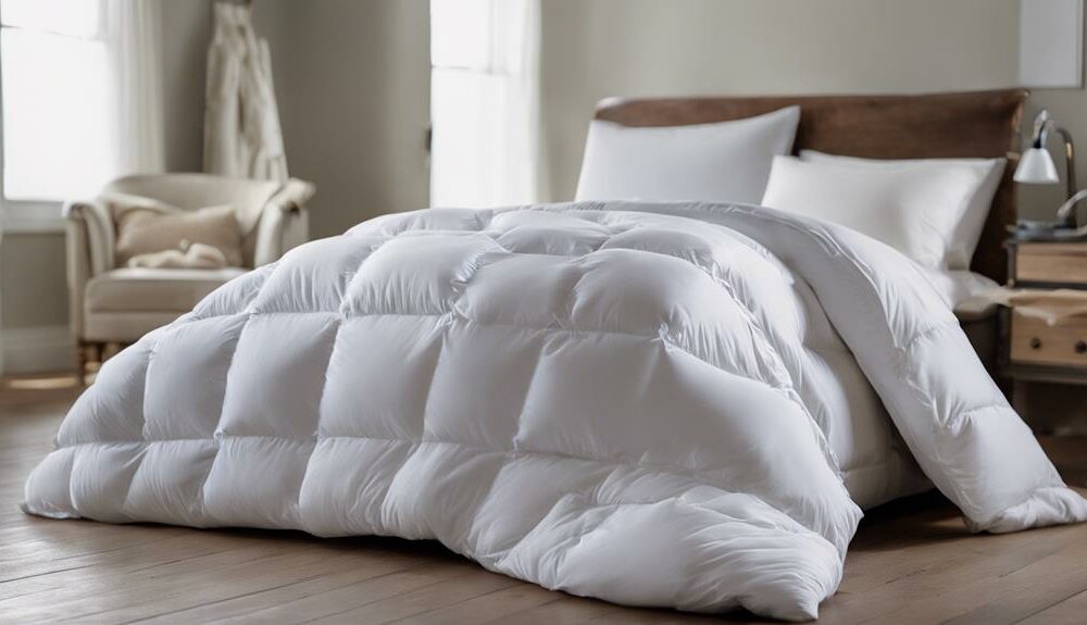 twin down comforter dimensions