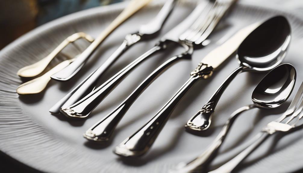 utensils organized by category