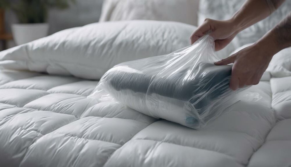vacuum seal down comforter