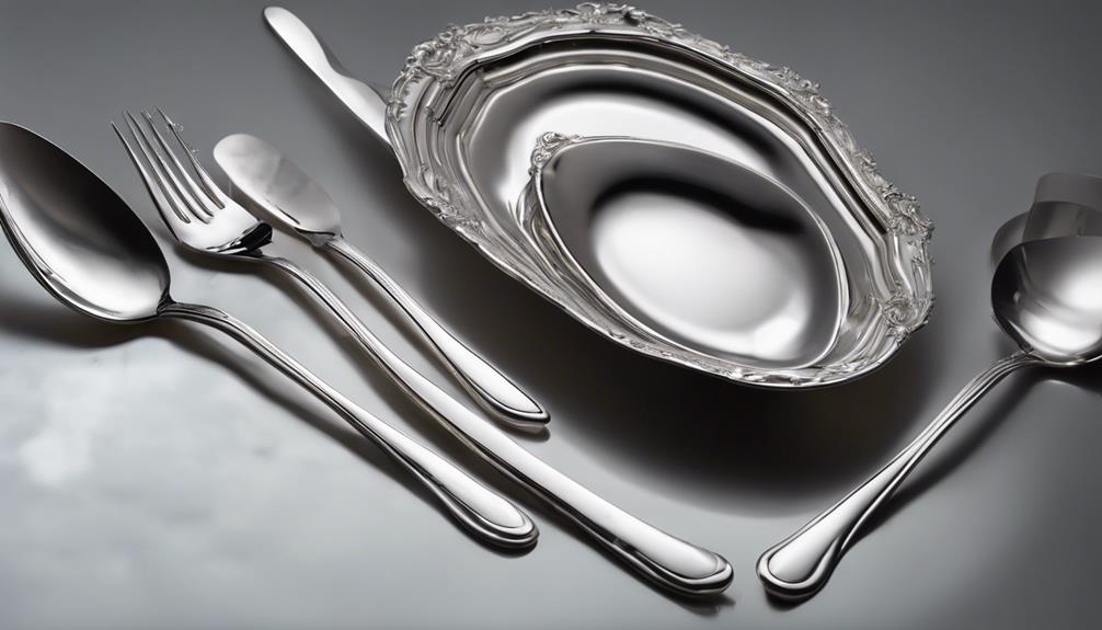 valuing silver tableware precisely