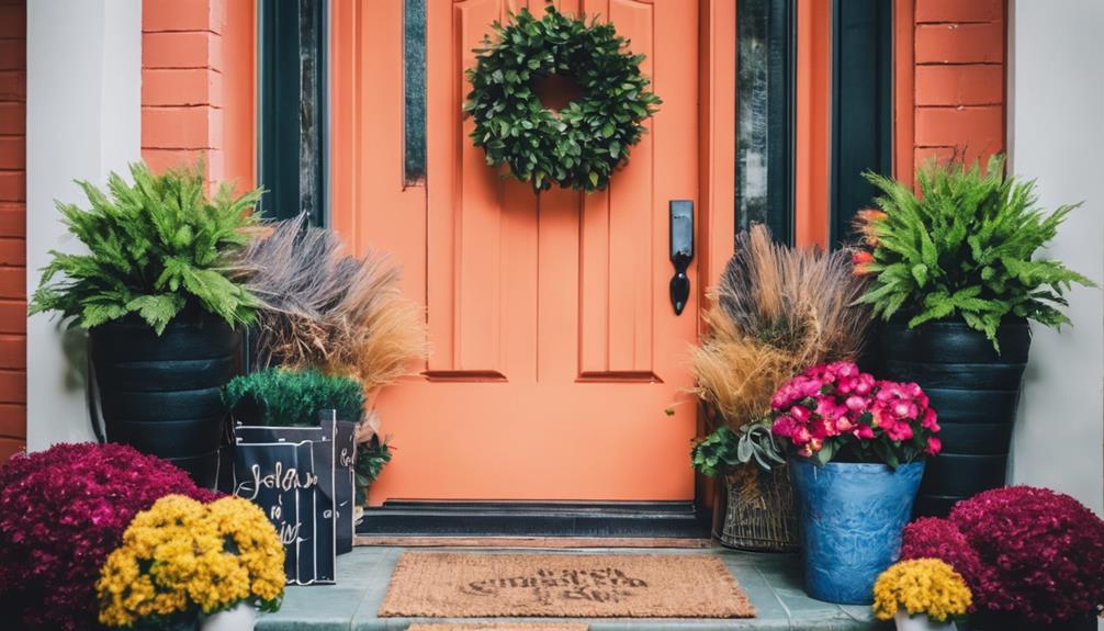 vibrant entryway welcomes guests