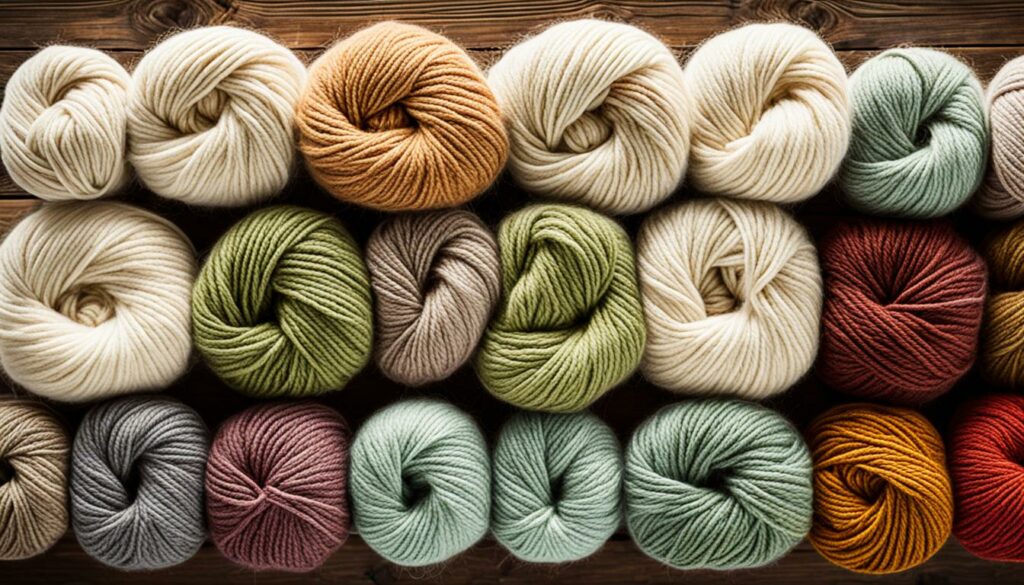 warmth of wool yarn