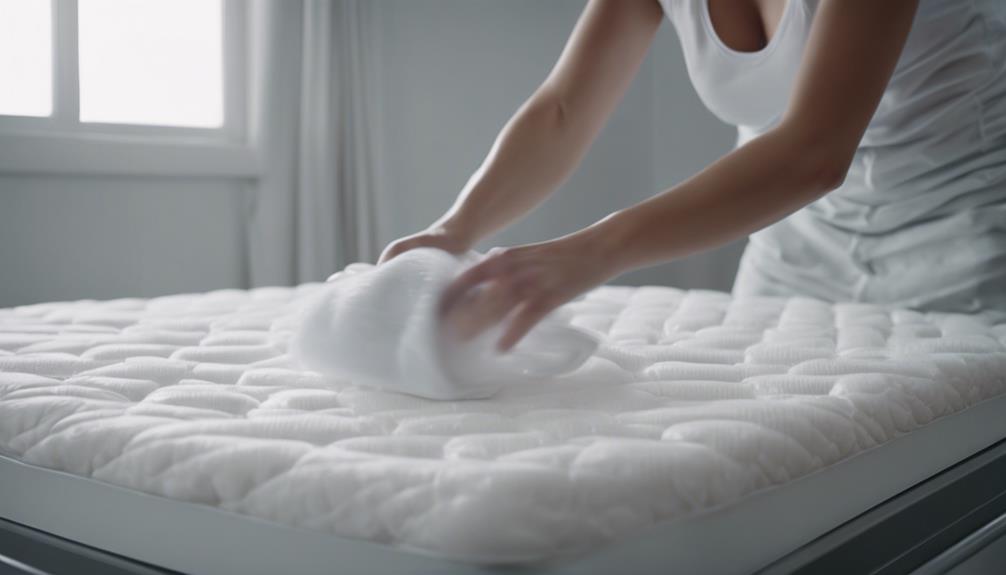 wash mattress pads regularly