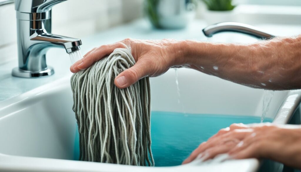 washing wool dreads