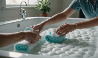 washing foam mattress pads