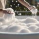 washing grand white comforter