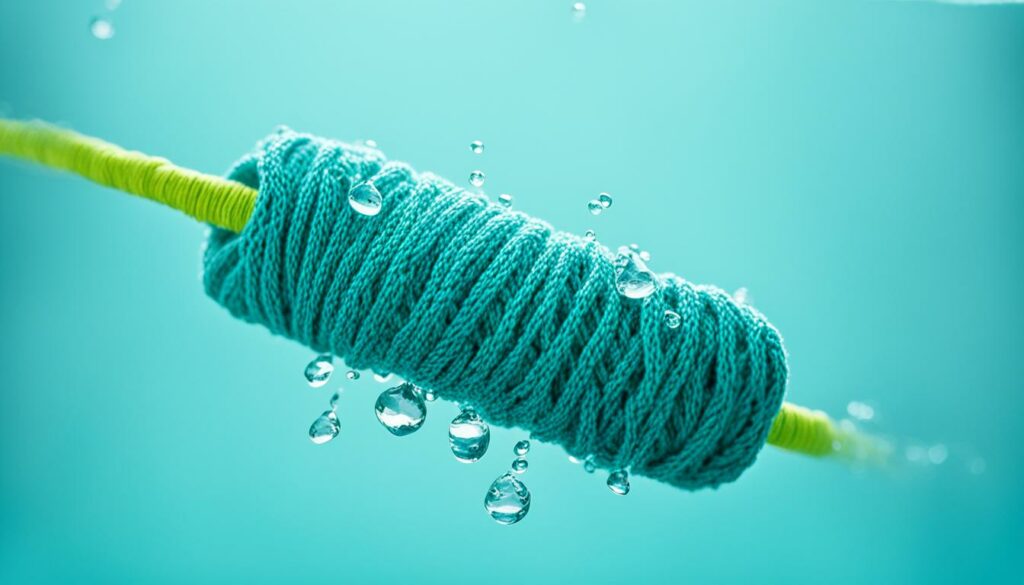 water-resistant yarn