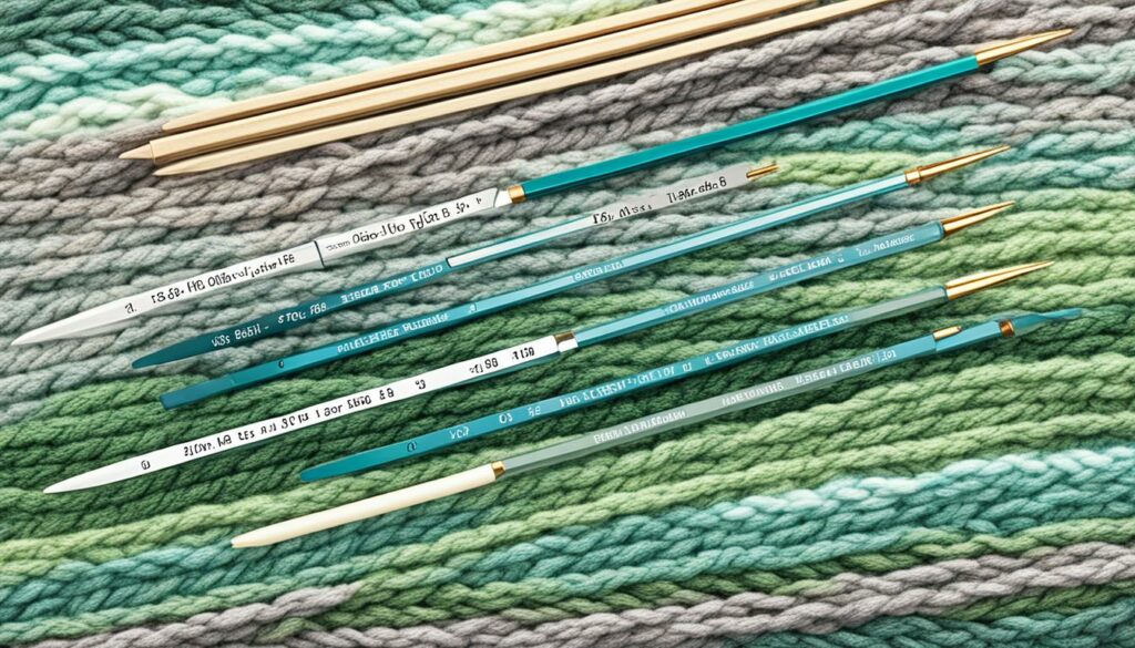 what needles to use for worsted yarn