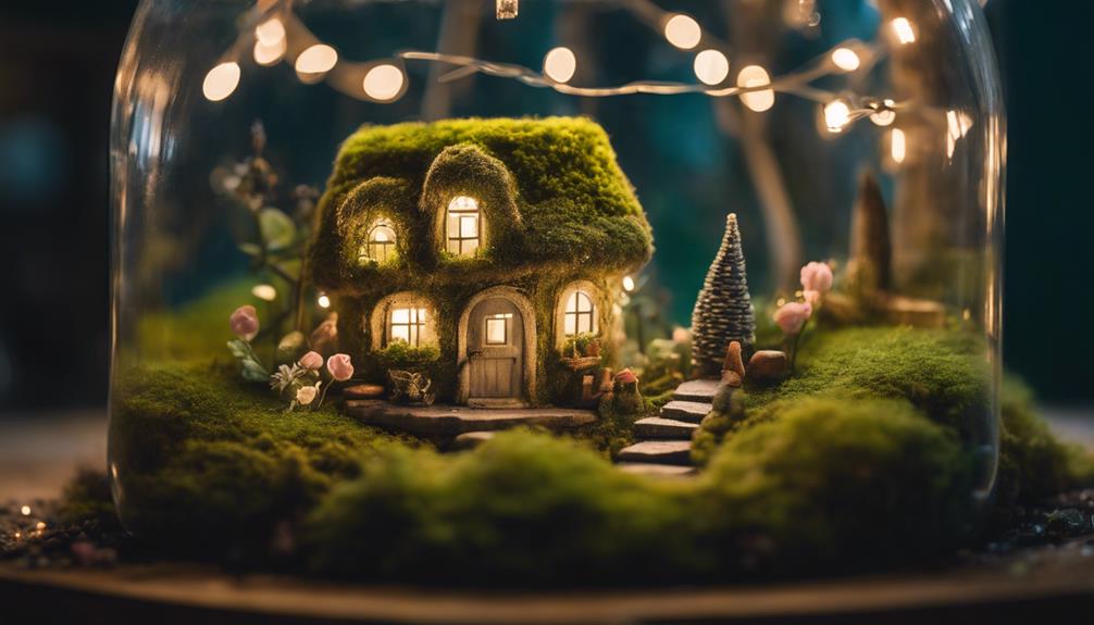 whimsical miniature world creation