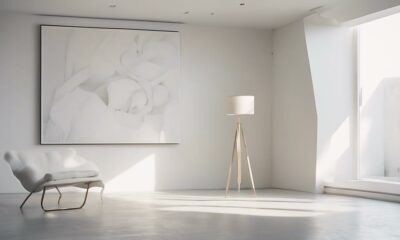 white feature wall tutorial