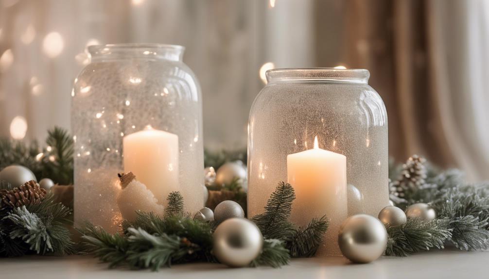 winter decor with textures