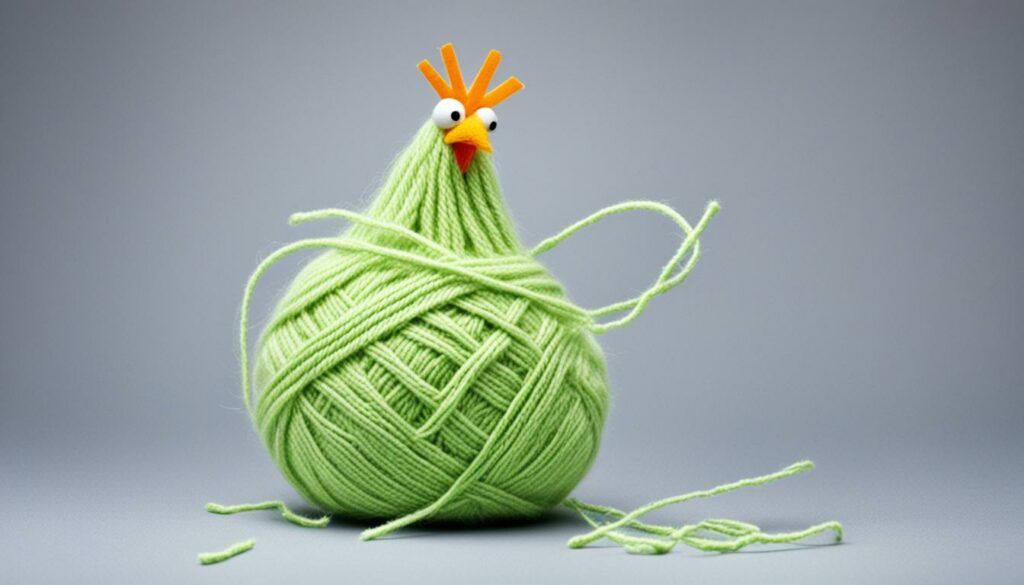 yarn chicken