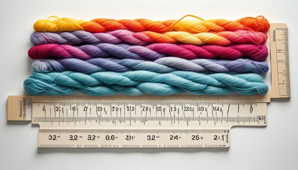 yarn count measurement