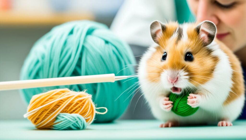 yarn toxicity in hamsters