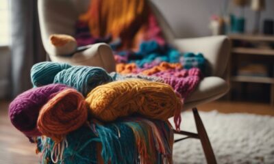 yarn quantity for throw