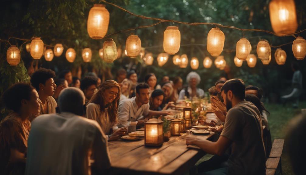 appreciating outdoor dining experience