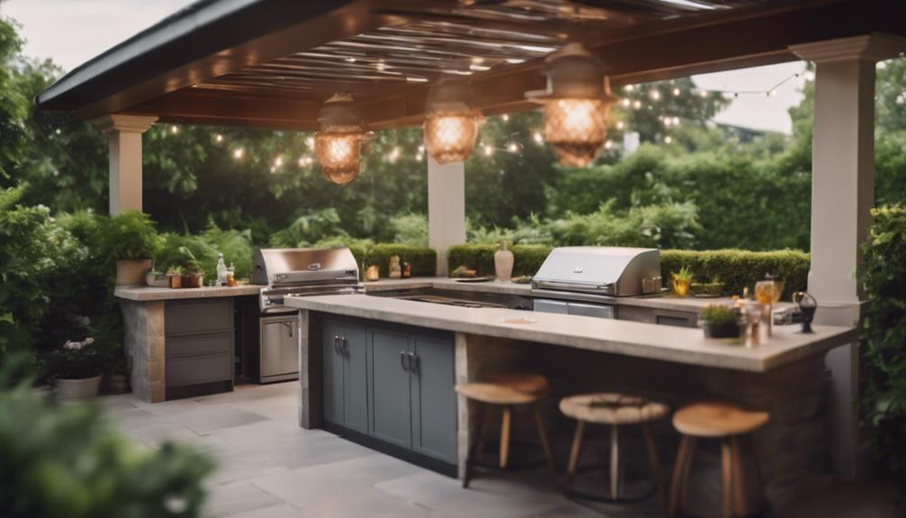 creating an outdoor kitchen